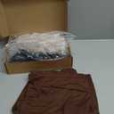 Sweetyweee 3 Pack Women's Maternity Pants Maternity Jogger Sweatpants Over The Belly Stretchy Pregnancy Pants with Pockets(Light Camel,Brown, Black,Small