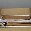 Wire Shelf Covers, Bamboo Wire Rack Covers for Pantry, Closet (4pcs, 28" W x 12" D)