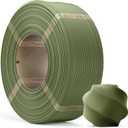 Matte PLA Refill Filament 1kg (2.2lbs) for Reusable Spools, 1.75mm Spool-Less 3D Printing Filament, Compatible with Bambu Lab 3D Printers  Dark Green