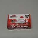 Chair Glides X-PROTECTOR  1.5" Furniture Glides 16 pcs  Best Nail on Furniture Sliders  Premium Chair Leg Floor Protectors  Slide Effortlessly with Chair Leg Pads That Protects Your Floor!