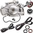 Nakuuly Timing Belt Kit with Water Pump Compatible with 1994-2002 Honda Accord, 1998 Odyssey, 1997-1999 Acura CL, 1998-1999 Isuzu Oasis 2.2L 2.3L L4 SOHC 16V Engine F22B1 F23A1 F23A4 F23A5 F23A7