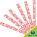 Eureka 845691 S'Cool Era Flower Power Decorative Classroom and Bulletin Board Trim for Teachers, 2.25" Wide with 37 Feet Total, 12 Strips