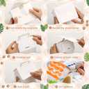 Blueweenly 54 Pcs Adopt a Jungle Animal Theme Party Favor Include 14 Forest Mini Safari Stuffed Animal 15 Hats 14 DIY House Box 1 Mini Chalkboard 10 Fence, Adoption Pet Jungle Birthday Party Supplies