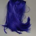 Dark Blue Bob Wigs for Women Girls Costume Heat Resistant Synthetic Hair Women's Costume Wigs Cute Middle Part Fashion Colored Bob Wigs for Fun Cosplay Halloween Party(12inch)