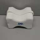 Everlasting Comfort Memory Foam Knee Pillow for Side Sleepers  Sciatica Pain Relief Pillow, Removable Strap Support  Leg Pillows for Sleeping Alignment, Knees, Back & Hip Cushion (White)