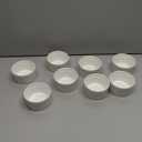 Ramekins 6 oz Set of 8, Creme Brulee Ramekins, Souffle Dishes, Oven Safe Porcelain Ramiken Bowls For Custard, Lava Cakes, Pudding, Flan, Mini Desserts, Dipping Sauce Cups