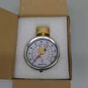 SENCTRL 0-200 Psi Water Pressure Gauge Test with Lazy Hand, Lead-Free, Waterproof, 2.5" Dial Size, 3/4" Female Garden Hose Thread, Stainless Steel Case, for Home Potable Water, House Tube