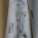 TYNLED Rabbit Lamp - 3 Color Dimmable Nightstand Touch Control Lamp with USB C Charging Port for Bedroom, Dining Room, Office, Dorm (White)