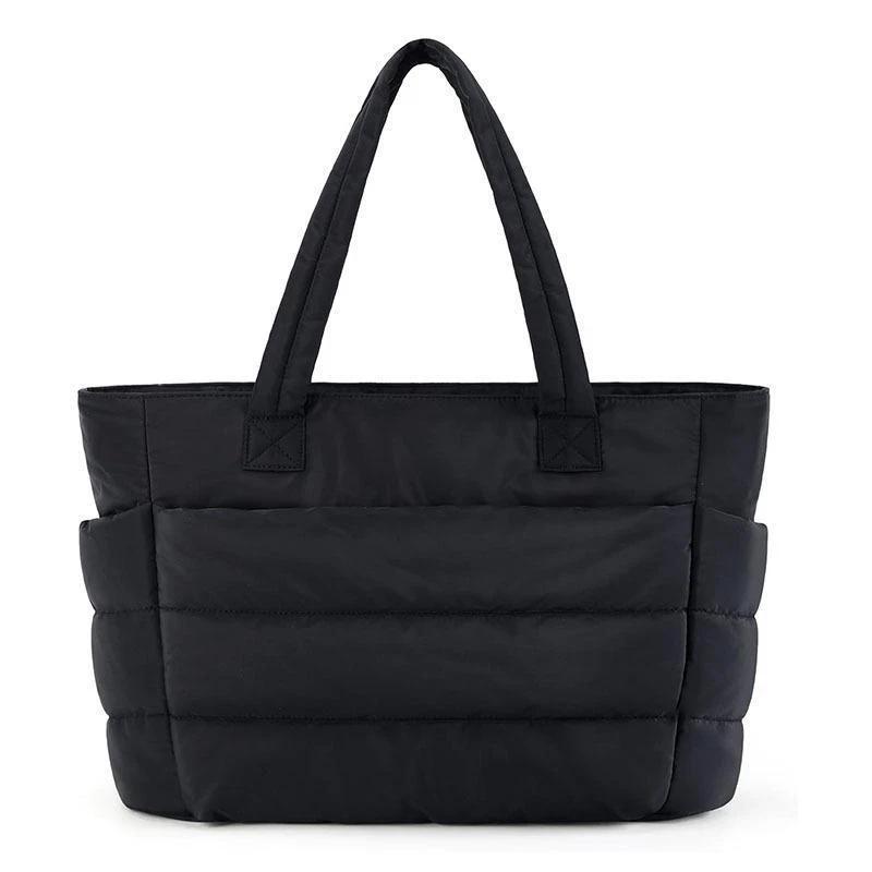 Women Tote Bag Practical Large Capacity Stylish Zipper Closure Casual Shoulder