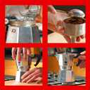 Bialetti - Moka Express: Iconic Stovetop Espresso Maker, Makes Real Italian Coffee, Moka Pot 12 Cups (22.6 Oz - 670 Ml), Aluminum, Silver