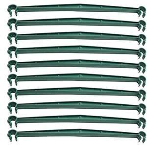 100 PCS Tomato Cage Connectors, Stake Arms for Tomato Cage, Expandable Trellis Connectors Plant Support Garden Stakes 12.6” Garden Plants Stake Arms Fit for 16mm Stakes, for Climbing Plants, Flowers