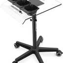 TASALON Ultimate Remarkable Color Station Salon Tray on Wheels, Cart with 3 Bowls, Adjustable Salon Service Rolling Tray, Hairdresser Color Station with Wheels - Hairstylist