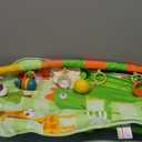 Dearlomum Baby Play Mat Gym, Funny Play Piano Tummy Time Activity Mat with 5 Infant Sensory Toys, Music and Lights, Boy & Girl Gifts for Newborns 0 to 3 6 9 12 Months (Green)