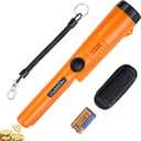 Metal Detector Pinpointer - Fully Waterproof Handheld Pin Pointer Wand, High Accuracy Professional Search Treasure Pinpointing Finder Probe
