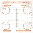 4 x 2026 Planner  Planner 2026 Weekly and Monthly, Jan. 2026  Dec. 2026, 8.5" x 11" with Tabs, Flexible Cover, Thick Paper, Twin-Wire Binding, Inner Pocket, To-Do  Notes