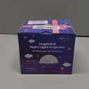 Star Projector Night Light Crystal Magic Ball Lamp USB Charging Mini Galaxy Projection Lamp Multifunctional Starry Sky LED Lamp Creative Children 's Bedroom Night for Room Bedroom(Star cover,black)