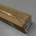 LazBlinds No Tools No Drill Cordless Roman Shades for Windows, Blackout Thermal Insulated UV Blocking Window Blinds, Lightweight Fabric Blinds for Indoor Windows, 34" W x 72" H, Blackout - White