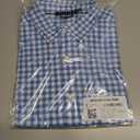 2 x Amazon Essentials Men's Slim-Fit Short-Sleeve Poplin Shirt (Blue, M)