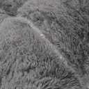 Area Rugs for Bedroom Living Room: 4x6 Grey Fuzzy Shag Shaggy Rug - Soft Plush Furry Bedside Dorm Throw Rug - Indoor Floor Carpet for Kids Girls Boys Home,Dark Gray