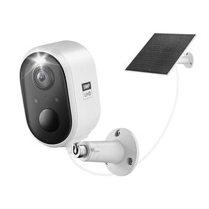 Solar Security Camera Outdoor Wireless, 5MP(3K) Color Night Vision, Battery Powered PIR Motion Detection,2.4GHz WiFi Cameras for Home Surveillance, Light and Sound Alarm, 2-Way Audio, Waterproof