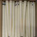 Reginary 36 Pieces Flameless Taper Candles Bulk 11" Plastic Lights Window LED Battery Operated Candlesticks Without Remote for Birthday Wedding Church Decor Party Supplies (Ivory)