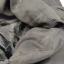 Womens Winter Cropped Puffer Jacket Coat Casual Quilted Baggy Long Sleeve Zip Down Jackets Outerwear (X-Large, Black)