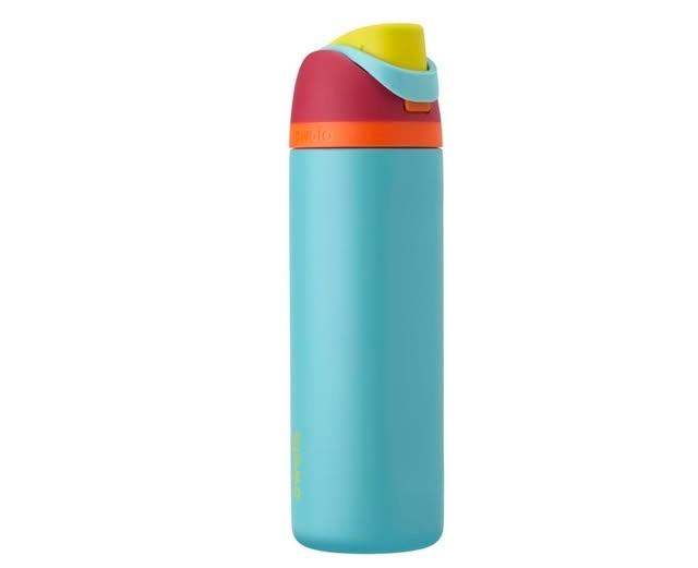 Owala FreeSip Sway Insulated Stainless Steel Water Bottle with Two-Way Spout, Built-In Straw and Bucket Handle, Made for Travel, School, and Sports, 30oz, BPA Free, Leak Proof, Summer Sweetness