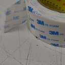 Double Sided Tape 2in x 16.5ft, Mounting Tape Heavy Duty, Removeable PE Foam Tape Strips, Strong Adhesive Tape Waterproof Free Damage for Paint Wall Picture Hanging Poster