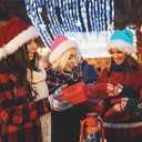 Santa Hats for Adults, Unisex Velvet Touch Comfort Christmas Hats for New Year Festive Party Christmas Supplies (Wine Red)