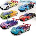 Color Changing Cars Toys Bath Toys for Kids Ages 1-3 4-8 Valentines Day Gifts for Kids Grandkids Pool Water Toys Boys Birthday Valentines Basket Stuffers Car Sensory Die-Cast Toys