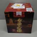 COVFEVER Set of 4 Christmas Lighted Gift Boxes, Prelit Light up Present Set with Different Sizes for Holiday Indoor Outdoor Decorations  Battery Operated(Warm White)