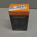 Calmara Y34 Tire Inflator Portable Air Compressor,4X Faster Inflation,6000mAh Cordless/12V DC 150PSI Air Pump for Car Tires with Digital Pressure Gauge/LED Light for Car,Motorcycle,Bike,Ball (Orange)