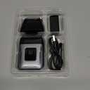 Cordless Foil Shaver for Men: Dual Replacement Heads (Foil + Trimmer), High-Speed 6000RPM,USB-C Rechargeable, IPX6 Waterproof Battery Display & Travel-Friendly/Home Use (Gray)