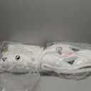 SOMSOC Easter Bunny Costume Adult Rabbit Onesie Outfit Deluxe Plus Size Bunny Suit for Men Women (XX-Large)