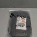 Unisex Natural Black Straight Flip in Short Full Bang Realistic Halloween Costume Cosplay Synthetic Bob Wig, 12 x 7 x 1 inches