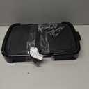 Adjustable Temperature Control 20" Black Griddle - Dishwasher-Safe for Easy Cleaning