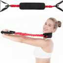 Neck Stretcher Exerciser Band- Cervical Neck Traction Device for Neck Pain Relief, Neck Stretching Cervical Traction Device with Wider and Thicker Padding - Durable and Comfortable