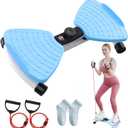 Waist Twisting Machine, Ab Twister Board for Exercise, Noiseless Exercise Waist Twister for Home Gym Equipment, 330 lbs Capacity | Track Time, Reps, Calories with Digital Display (Blue)