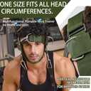 GurZinn Neck Harness Trainer - Adjustable 40" (100cm) Heavy Duty Rope & Neoprene Padding | Improve Neck Strength & Reduce Neck Pain | Gym & Home Use