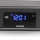 AIWA Exos Home Speaker, Premium 30W RMS Sound System with CD Player, Bluetooth Connectivity, FM Radio, Optical Digital Input, Dual 1 Tweeters + Dual 2 Bass Units, IR Remote Control (Black)