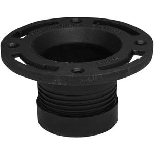 Oatey 4 in. Cast Iron Twist-N-Set closet flange