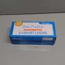 20 Pack Magnetic Cabinet Locks Baby Proofing - Vmaisi Children Proof Cupboard Drawers Latches - Adhesive Easy Installation (Standard)