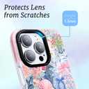 for iPhone 14 Plus & iPhone 15 Plus Case, Romantic Coastal Collage, Romantic Soft Slim TPU Compatible with MagSafe, Military-Grade Drop Protection & Camera Protection for Women Girls Ocean