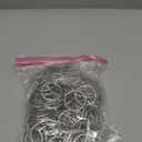 60 Pcs Metal Drapery Curtain Rings & Hooks, 30 mm Internal Diameter (Matt Silver)