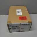 Simple Designs LT1153-WHT-2PK Petite Circle Stone Table Lamp 2 Pack Set for Bedroom, Kids Room, Office, Living Room, Nursery, Reading Nook, White