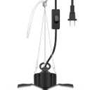 Linkable LED Shop Light with 6 Deformable Panels, 150W 6000K Plug in Garage Ceiling Lights, Hanging LED Garage Lights for Warehouse Barn Basement - 9.84ft Power Cord with On/Off Switch & US Plug