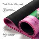 Virora Mahjong Mat for Table, American Mahjong Mat with Rules, 3MM Non-Slip Rubber Noise Reduction Mah Jongg Pad, 32.7x32.7in Rolled No Creases Waterproof Mahjong Table Cloth for Mah Jong & Card Games