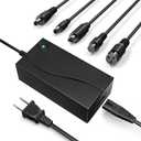 42V 2A Charger Replacement for 36V Electric Scooter Batteries,with DC 5.5mm,3 Prong,RCA Universal Compatible with Gotrax Swagtron Brid Segway Ninebot Xiaomi-5 Converter Interfaces