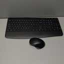 Ergonomic Wireless Keyboard and Mouse Combo, Full-Size Silent Keyboard with Wrist Rest & Phone Holder, 3 DPI Adjustable Mouse, 2.4G Lag-Free Cordless, Long Battery Life for PC Laptop Mac Windows
