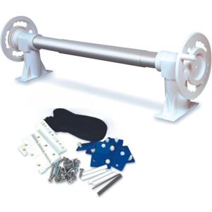 SWIMLINE HYDROTOOLS 52000 Premium Solar Reel System For Above Ground Swimming Pools | Durable | Non-Corrosive | Socket Mountable | With Straps & Hardware | Easy Cranking | TUBE KIT NOT INCLUDED (Solar Reel Only)